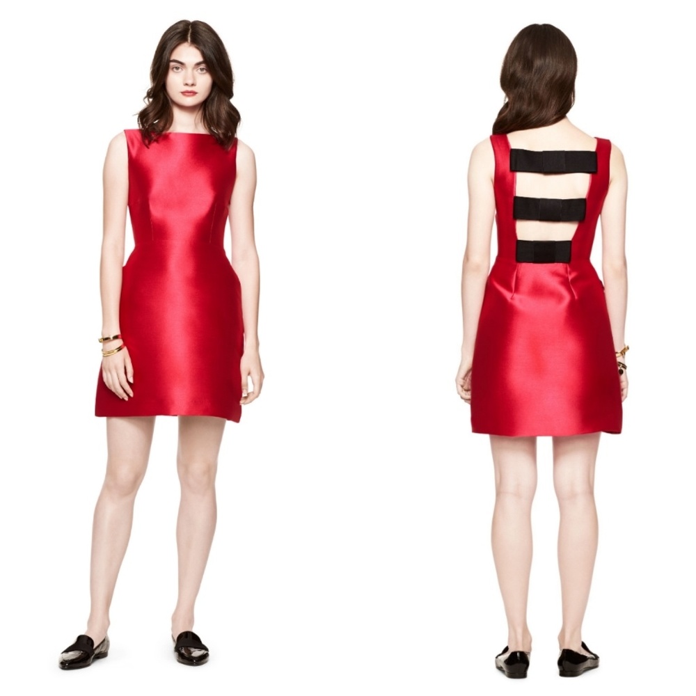 Kate Spade Flirty Back Mini Dress Red sz. 12